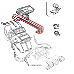 Alfa 33 907 Series Heater Hose (Inlet/no AC)