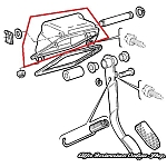 Alfa 33/Alfasud/Sprint Brake Servo/Pedals Box