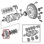 Alfa 33 907 Series 1.7 16V Crankshaft Pulley (Alternator-Power Assisted Steering-Air Conditioning)