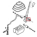 Alfa 33 907 Series Gear Lever Metal Bush