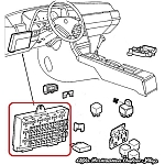 Alfa 164 2.0 TS/2.0 TB Fusebox