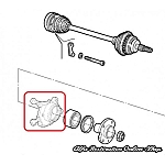 Alfa 33 907 Series Front Right Stub Axle