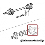 Alfa 33 907 Series Front Left Stub Axle