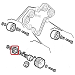 Alfa 155/164/GTV/Spider V6 Oil Pump/Auxiliary Timing Belt Pulley Gear