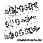Alfa 33/Alfasud/Sprint/145/146 Gearbox Speed/Gear (3rd gear/41 teeth)