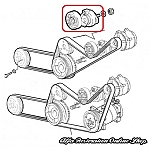 Alfa 164 2.0 TB/3.0 V6 12V Accessories Belt Fixed Tensioner