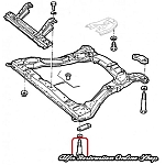 Alfa 164 All Models Front Subframe Bolt (M10 X 1.25 X 7.5 cm)