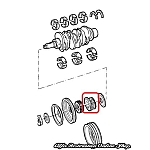 Alfa 33/145/146 8V Crankshaft Distribution Inner Pulley