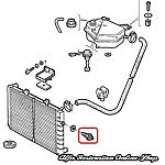 Alfa 33 907 Series/Alfa 164 2.0 TS Radiator Fan Switch (87-92 Celcius Degrees)
