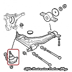 Alfa 164 2.0 Twin Spark Front Suspension Lower Ball Joint