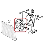 Alfa 164 3.0 V6 12V/24V Engine Radiator Fan (Single Fan System)