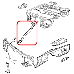 Alfa 33 907 Series Engine Bay Left Reinforcement Bar