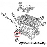 Alfa 155 1.7 TS/164 Low Oil Pressure/Coolant Max Temperature Sensor