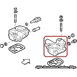 Alfa 33 8V IE Lower Intake Manifold - Left Side
