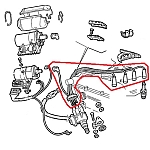 Alfa 75 1.6/1.8 Carb  Spark Plug Wires Set (LUCAS)