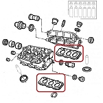Alfa 75/Milano/SZ/RZ/164/GTV/Spider 3.0 V6 12V Head Gasket Set