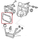 Alfa 164 Heater/AC Unit Firewall Seal