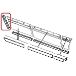 Alfa 164 Super/USA MY 94-95 Rear Right Door Lower Plastic/Decorative Trim Seal