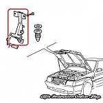 Alfa 164 Hood/Bonnet Locking Mechanism