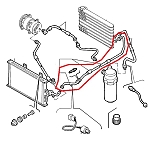 Alfa 155 Air Conditioning Hose (Condenser to Evaporator)
