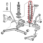 Alfa 33 907 Series 4X4/Permanent 4 Rear Shock Absorbers Set