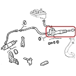Alfa 145/146 Boxer Clutch Master Cylinder (LHD/Metal Fork)