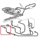 Alfa 33 907 Series IE Fuel Hose (Inlet on Pulsation Damper/Fuel Rail)