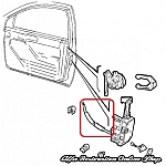 Alfa 155 Front Door Opening Cable /75/Milano/164 Sunroof Cable (Left Side)
