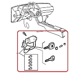 Alfa 164 FL92/Super Ignition Lock Switch with Keys & Lock Barrels