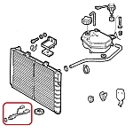 Alfa 155 Q4/Alfa 164 FL92/Super/USA MY '95 Radiator Fan Switch
