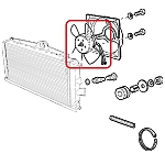 Alfa 33/Alfasud/Sprint Engine Radiator Fan (No PAS)