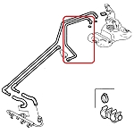 Alfa 155 Fuel Tank Hose (Feed line to Fuel Filter)