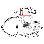 Alfa 155 Rear Right Door Window Slider Velvet