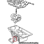 Alfa 164/166 2.0 TB V6 Turbo Oil Return Pipe