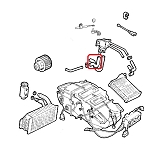 Alfa 33 907 Series Heater Hose (Outlet/with AC)