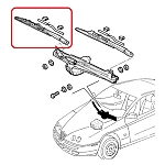 Alfa GTV/Spider 916 Series Windscreen Right Wiper Arm (LHD)