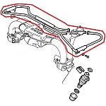 Alfa 33/145/146 1.4/1.5/1.6/1.7 IE 8V Fuel Rail