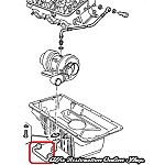 Alfa 166 2.0 TB V6 12V Oil Tube