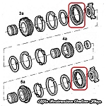 Alfa 33/Alfasud/Sprint/145/146 Gearbox Speed/Gear Sleeve