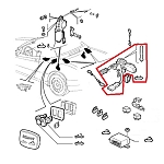 Alfa Spider 916 Series Soft Top Closing Right Motor