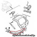 Alfa 156 Berlina/SportWagon Boot Lid/Hatch Release Cable (1997-2005 models)