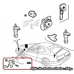 Alfa GTV/Spider 916 Series Hood/Bonnet Switch (Alarm)
