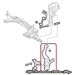Alfa 147/156/GT Front Suspension Left Stub Axle (Twin Spark and JTD models)