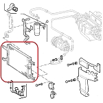 Alfa 166 2.0TS/2.5/3.0 V6 24V Air Conditioning Condenser