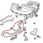 Alfa 145/146/156/GTV & Spider Phase 2 Heater Hoses Set