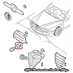 Alfa 156 Series 2 Radiator Grille Mounting Tab