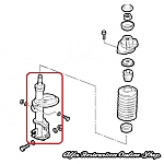 Alfa GTV/Spider 916 Series 2.0 V6 TB Front Shock Absorbers Set (OEM)