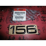 Alfa 156 "156" Boot Badge