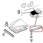 Alfa 156 Hood/Bonnet Struts Set