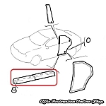 Alfa 156 Rear Left Door Lower Seal